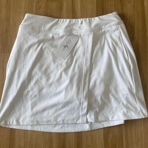 White athleisure Skort - Lady Hagen